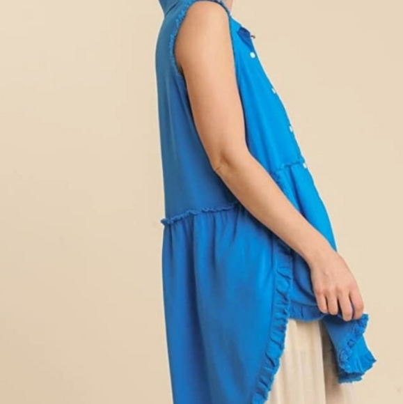 UMGEE BEAUTIFUL BLOUSE/TOP NWT  with matching earrings if wanted. Never worn - Picture 2 of 6